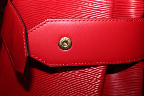 louis vuitton red epi outsidepocket handbag|louis vuitton epi leather bags.